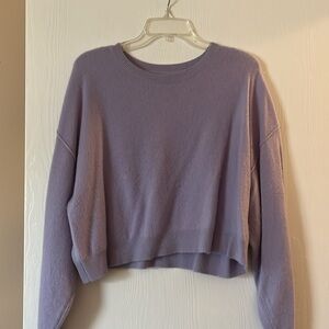 Pilcro from Anthropologie cropped 100% cashmere sweater